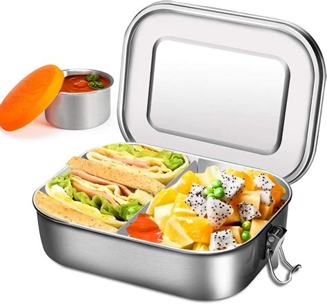 kids stainless steel snack box|stainless steel bento box containers.